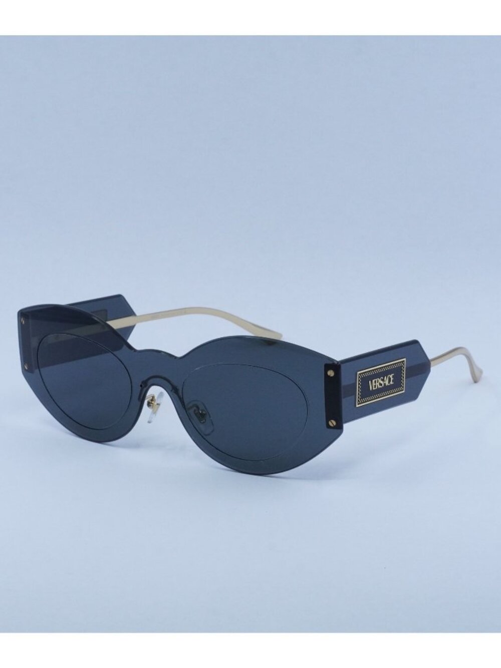 Versace VE2276 100287 Sunglasses Dark Grey Geometric Frame